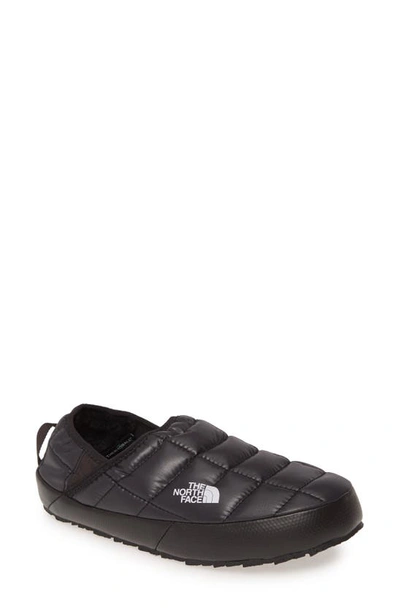 The North Face Thermoball V Traction Padded Recycled-shell Shoes In Black