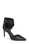 CALVIN KLEIN RAJON ANKLE WRAP PUMP,E5993