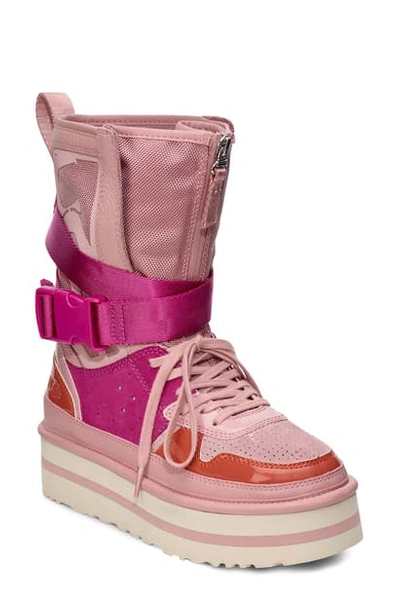 Ugg Classic Pop Punk High-top Sneaker Boot In Pink Crystal Suede | ModeSens