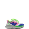 Msgm Chunky Platform Sneakers In Multicolor