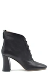 MIU MIU MIU MIU WOMEN'S BLACK LEATHER ANKLE BOOTS,5T700CXUQF0002 36.5