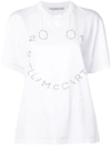 Stella Mccartney Printed Cotton T-shirt In White