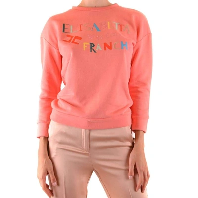 Elisabetta Franchi Women's Pink Cotton Sweatshirt