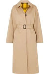 MACKINTOSH AMULREE REVERSIBLE COTTON-GABARDINE AND CHECKED WOOL COAT