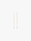 Persée 18kt Yellow Gold And Diamond Drop Thread Earrings In Metallic