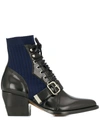 CHLOÉ SOCK STYLE ANKLE BOOTS