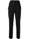 Incotex Cropped Tailored Trousers In Black