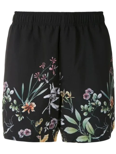 Osklen Botânica Print Shorts In Black