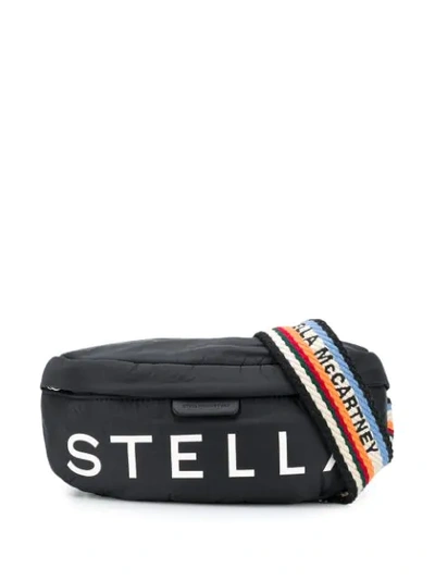 Stella Mccartney Falabella Go Eco Padded Belt Bag In Black