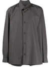 Issey Miyake Long Sleeve Shirt In Grey