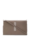 RICK OWENS STRIPE DETAIL CROSSBODY BAG