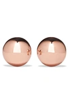 ANITA KO BALL SMALL 18-KARAT ROSE GOLD EARRINGS