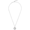 GUCCI Silver 'Blind For Love' Necklace