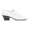 LEMAIRE LEMAIRE WHITE HEELED DERBYS