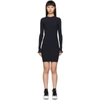 ALEXANDER WANG T ALEXANDERWANG.T BLACK BODYSTOCKING DRESS