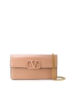 Valentino Garavani Garavani Vsling Clutch In Neutrals