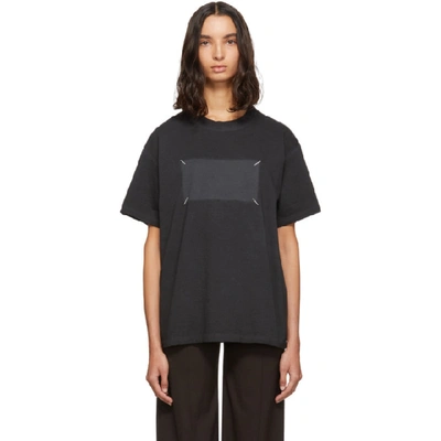 Maison Margiela Oversized Embroidered Cotton-jersey T-shirt In White