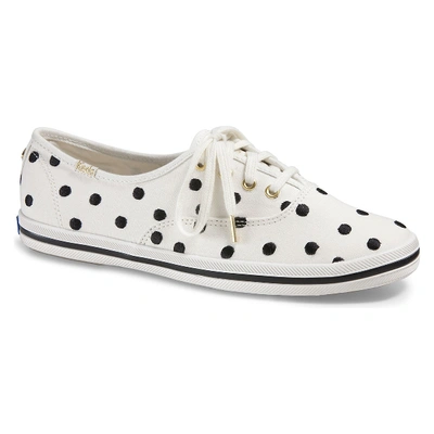 Keds X Kate Spade New York Champion Dancing Dot. In Black Dancing Dot