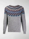 Howlin' Future Fantasy Fair Isle Sweater In Grey