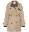 TOD'S COTTON-BLEND TRENCH COAT,P00410442