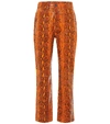 GRLFRND SHILOH蛇纹皮革裤装,P00416972