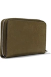 RICK OWENS RICK OWENS WOMAN LEATHER CONTINENTAL WALLET ARMY GREEN,3074457345620964382