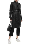 RICK OWENS BELTED SHELL TRENCH COAT,3074457345621028393