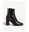 CLAUDIE PIERLOT LEATHER AVRIL BOOTS,25908947