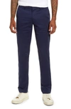 Lacoste Slim Fit Chinos In Navy Blue