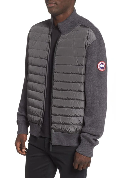 Canada Goose Hybridge 675 Fill Power Down Jacket In Grey