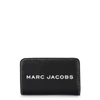 MARC JACOBS BLACK GRAINED LEATHER WALLET,3632878