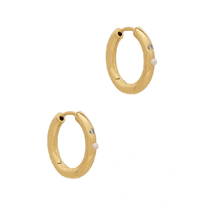 Anni Lu Brigitte 18kt Gold-plated Hoop Earrings