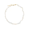 ANNI LU INES 18KT GOLD-PLATED BEADED NECKLACE,3115284