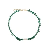 ANNI LU INES 18KT GOLD-PLATED BEADED NECKLACE,3632965