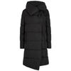 BACON BIG PUFFA BLACK QUILTED SHELL COAT,3108348