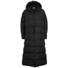 BACON BIG CLOUD BLACK QUILTED SHELL COAT,3634827