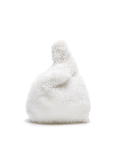 Simonetta Ravizza 'furrissima Baby' Mink Fur Sac Bag In White