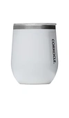 Corkcicle Stemless Cup In Gloss White