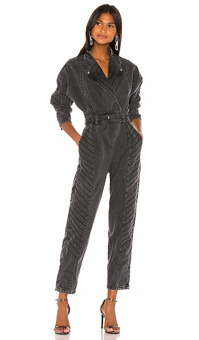 Retroféte Milla Jumpsuit In Black Vintage