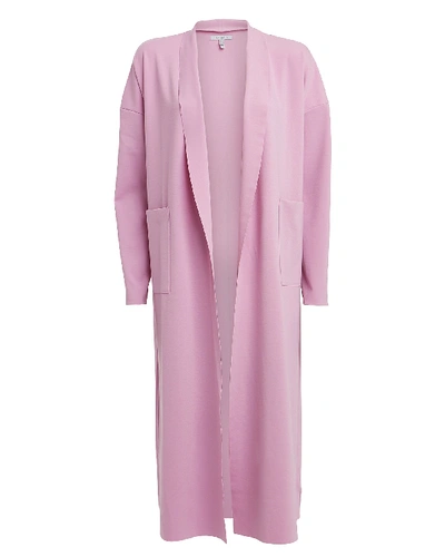 Atoir Atoìr Satin Open Front Overcoat In Pink