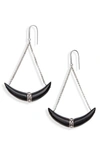 ISABEL MARANT BOUCLE D'OREILLE HORN EARRINGS,19HBL0928-19H004B