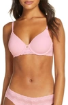 Natori Bliss Perfection Underwire Contour Bra In Coral Blush