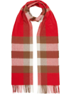 BURBERRY CHECK CASHMERE SCARF