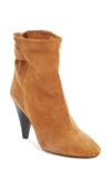 Isabel Marant Women's Lystal Suede Ankle Boots In Cognac
