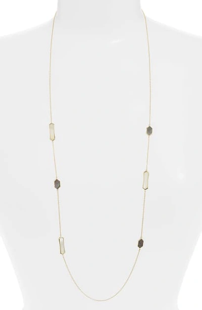 Argento Vivo Mother-of-pearl Station Necklace In Gold