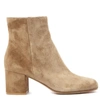 GIANVITO ROSSI CAMEL SUEDE ANKLE BOOTS,c40bf4ae-9e8f-9780-b2e4-d4e5d51c99ee