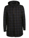 HERNO CHECKED DETAIL PARKA,11093040