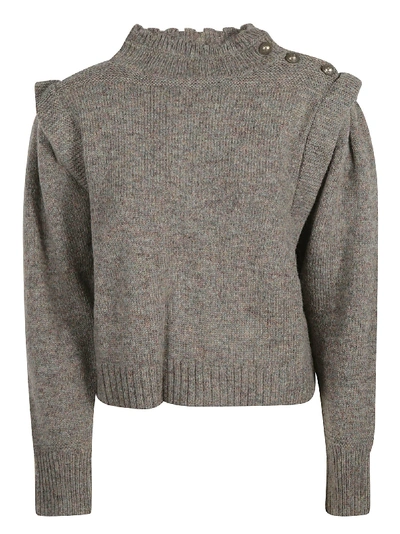 Isabel Marant Meery Pullover In Greyish Blue