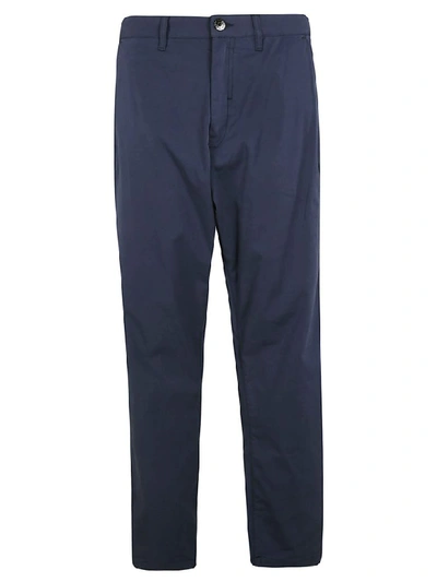 Stone Island Shadow Project Cropped Trousers In Blue