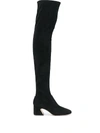 Alberta Ferretti Over-the-knee Boots In Nero